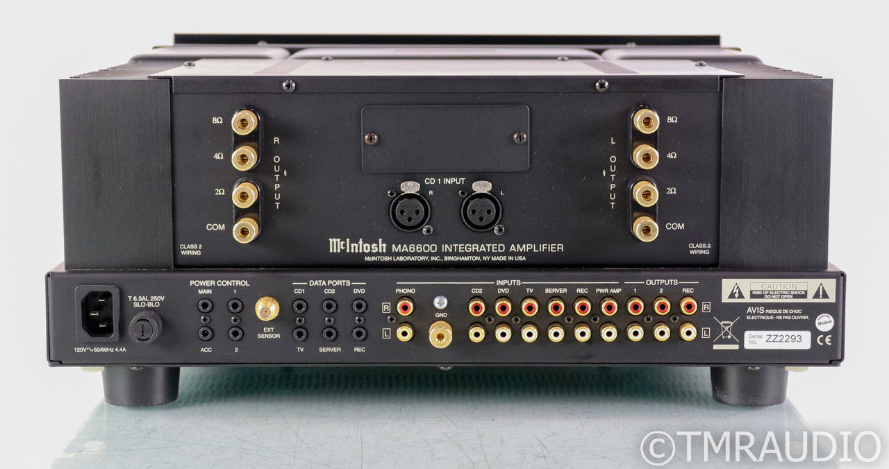 McIntosh MA6600 Stereo Integrated Amplifier; MA-6600; Remote; MM Phono