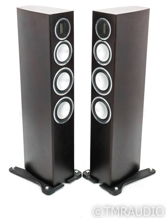 Monitor Audio Gold 200 Floorstanding Speakers; Dark Walnut Pair