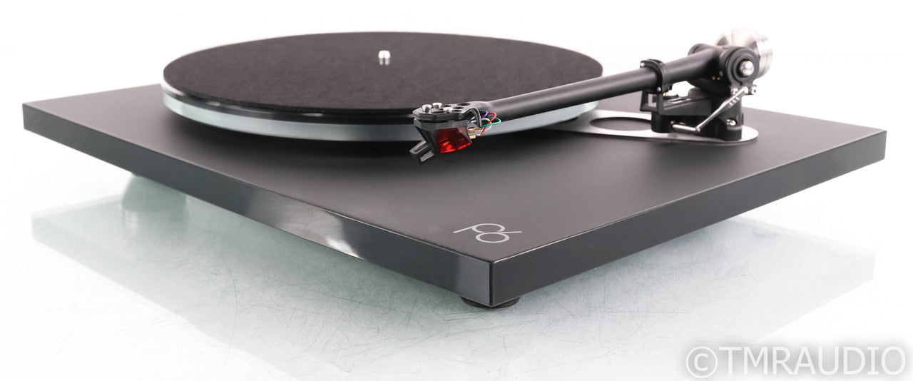 Rega Planar 6 Belt Driven Truntable; Ania Pro MC Cartridge; Neo PSU; P6; Black