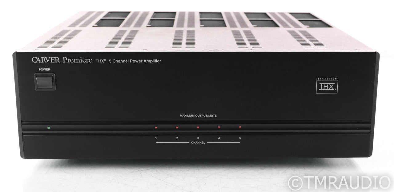 Carver Premiere AV-705x 5-Channel Power Amplifier; Black; AV705X