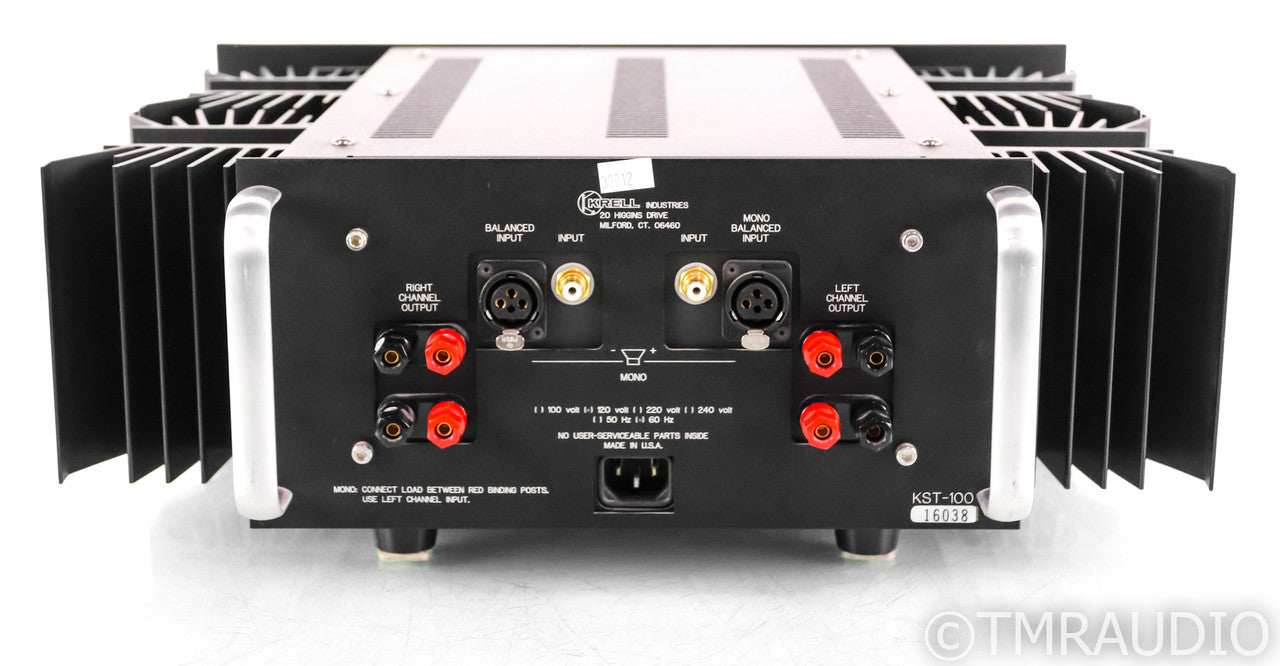 Krell KST100 Stereo Power Amplifier; KST-100