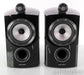 B&W 805 D3 Bookshelf Speakers; Gloss Black Pair
