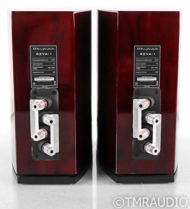 Wharfedale REVA-1 Bookshelf Speakers; REVA1; Rosewood Pair