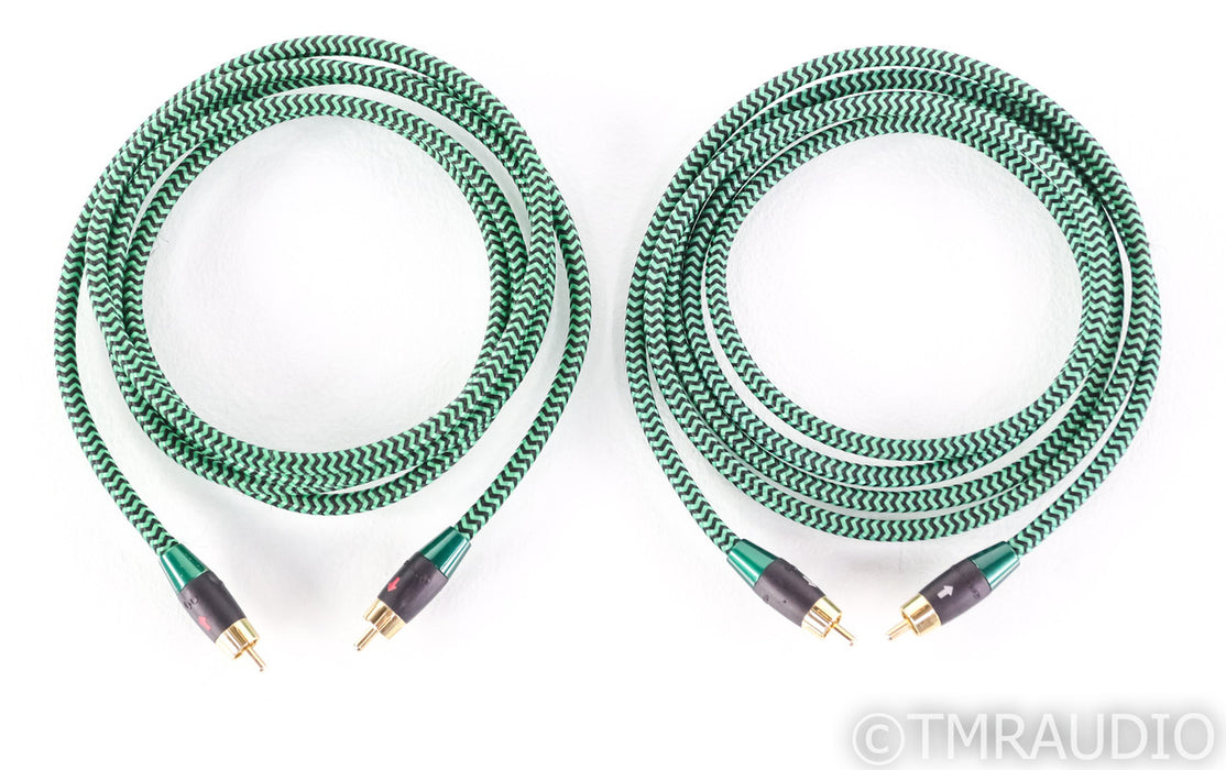 AudioQuest Copperhead RCA Cables; 2m Pair Interconnects