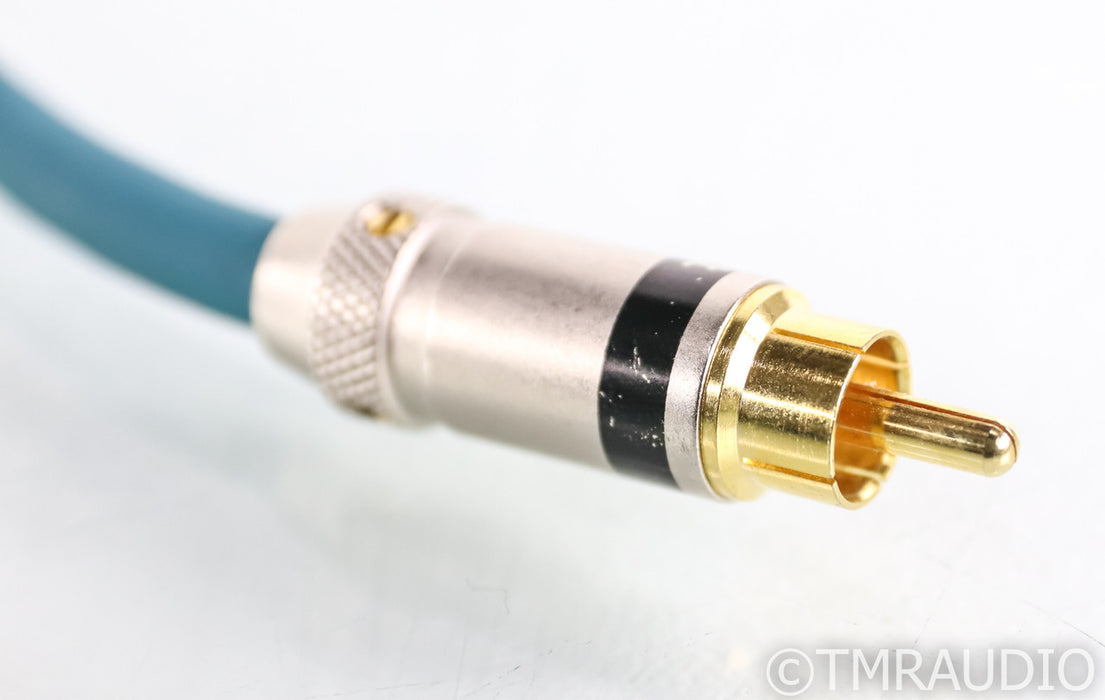 AudioQuest Turquoise x2 Hyperlitz RCA Cables; 5m Pair Interconnects