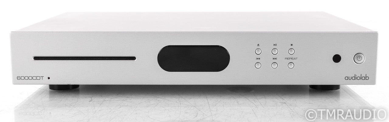 Audiolab 6000CDT CD Transport; Remote; Silver; 6000-CDT