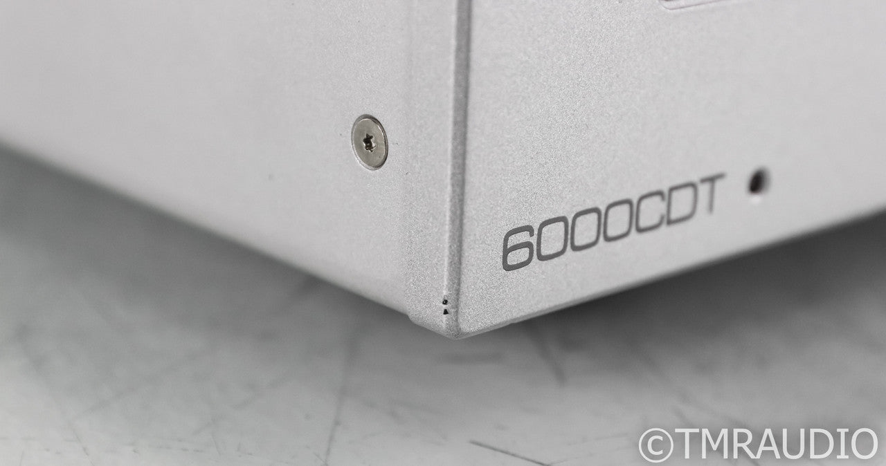 Audiolab 6000CDT CD Transport; Remote; Silver; 6000-CDT