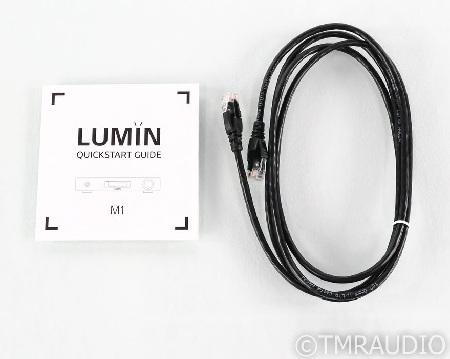 Lumin M1 Streaming Stereo Power Amplifier; Black; M-1