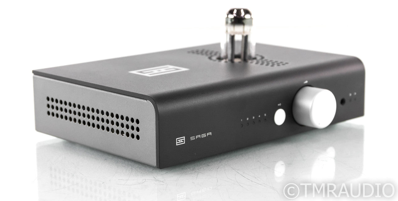 Schiit Saga+ Stereo Tube Hybrid Preamplifier; Remote (Very low hours)