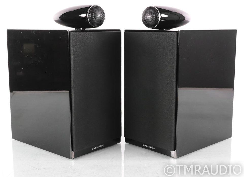 B&W 705 S2 Bookshelf Speakers; Gloss Black Pair
