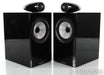 B&W 705 S2 Bookshelf Speakers; Gloss Black Pair
