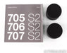 B&W 705 S2 Bookshelf Speakers; Gloss Black Pair