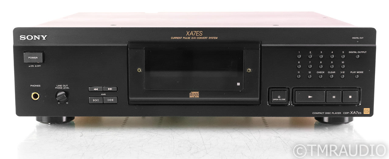 Sony CDP-XA7ES CD Player; Remote; Black; CDPXA7ES
