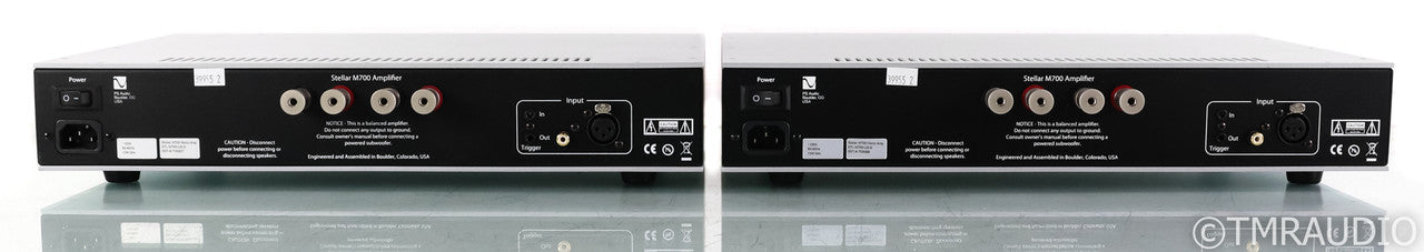 PS Audio Stellar M700 Mono Power Amplifier; Silver Pair