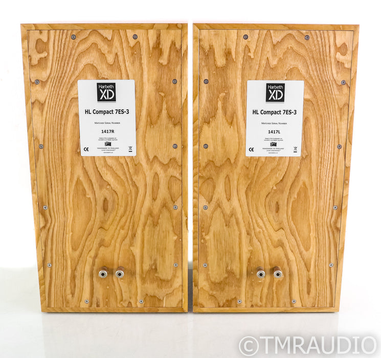 Harbeth HL Compact 7ES-3 Bookshelf Speakers; Tamo Ash Pair