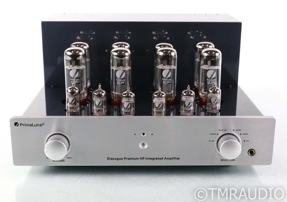PrimaLuna DiaLogue Premium HP Stereo Tube Integrated; Remote; MM Phono; Silver