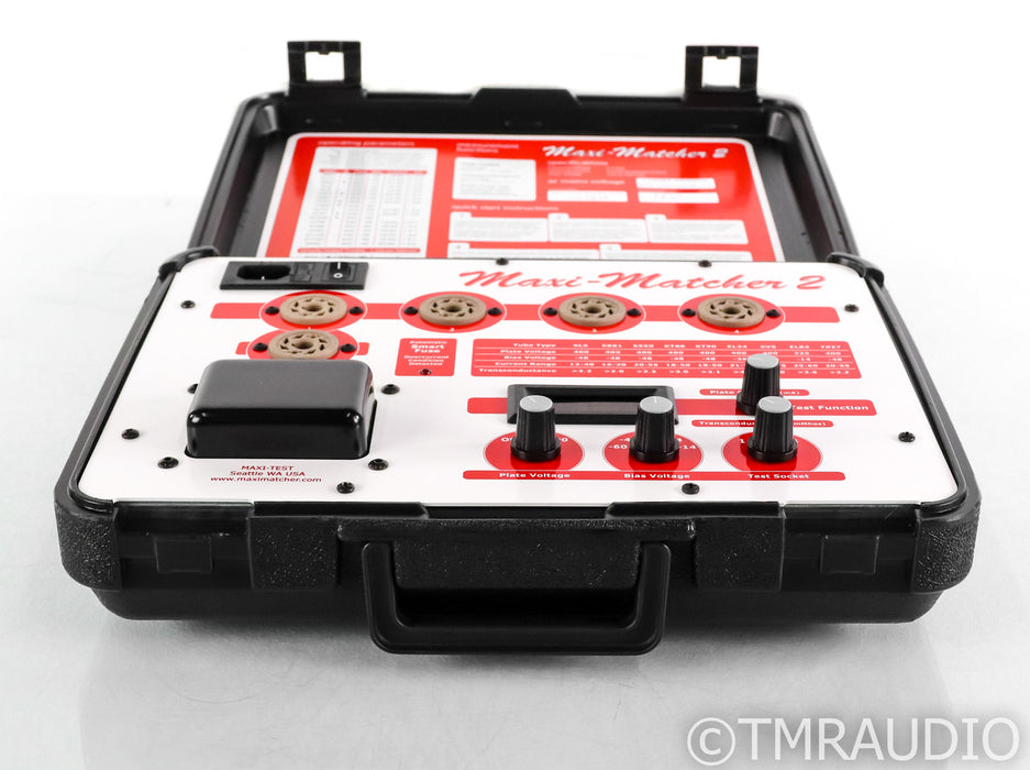 MaxiMatcher II Digital Vacuum Tube Tester; Thermionic Valve Tester (Open Box)