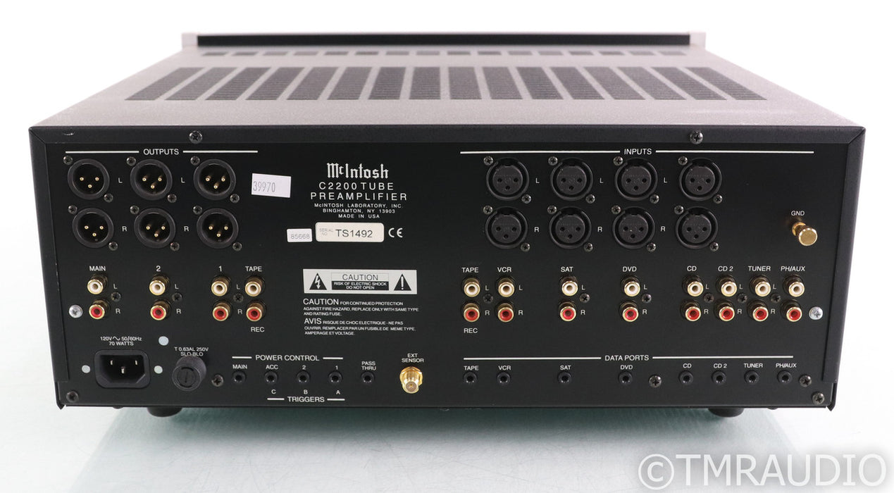 McIntosh C2500 Stereo Tube Preamplifier; C-2500 (No Remote)