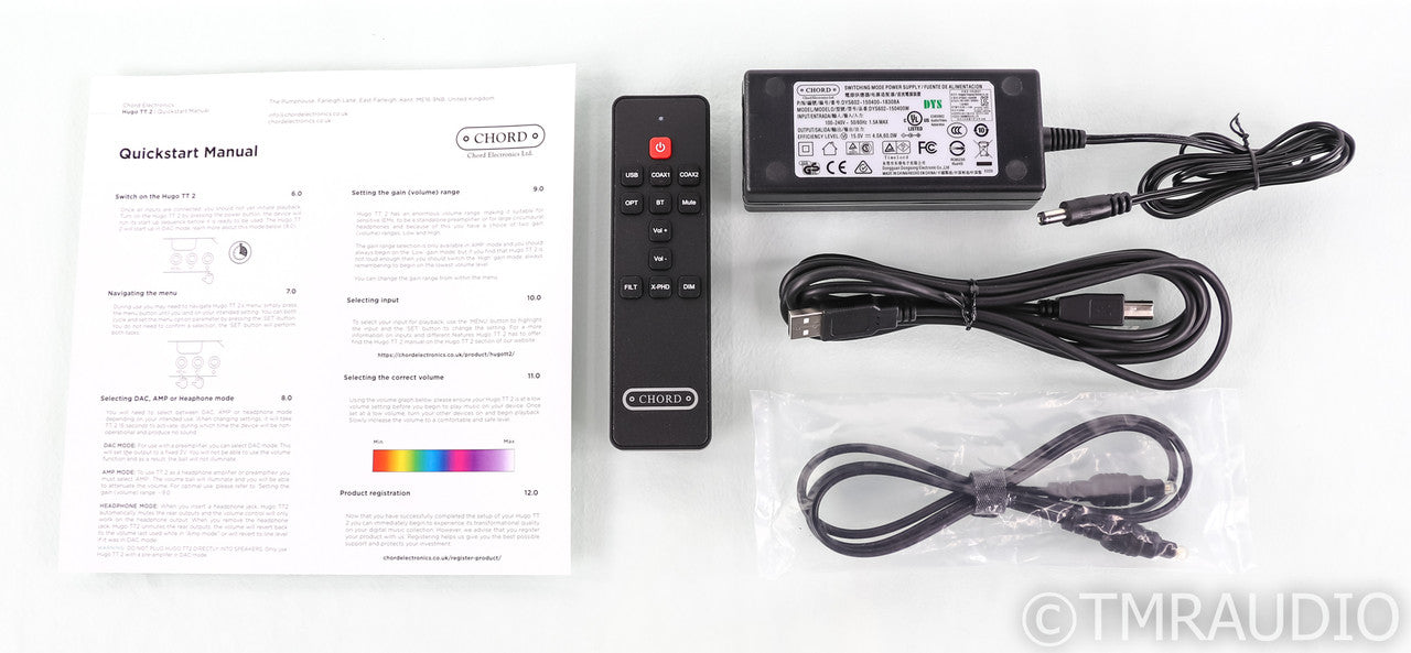 Chord Electronics Hugo TT2 DAC / Headphone Amplifier; D/A Converter (Open Box)