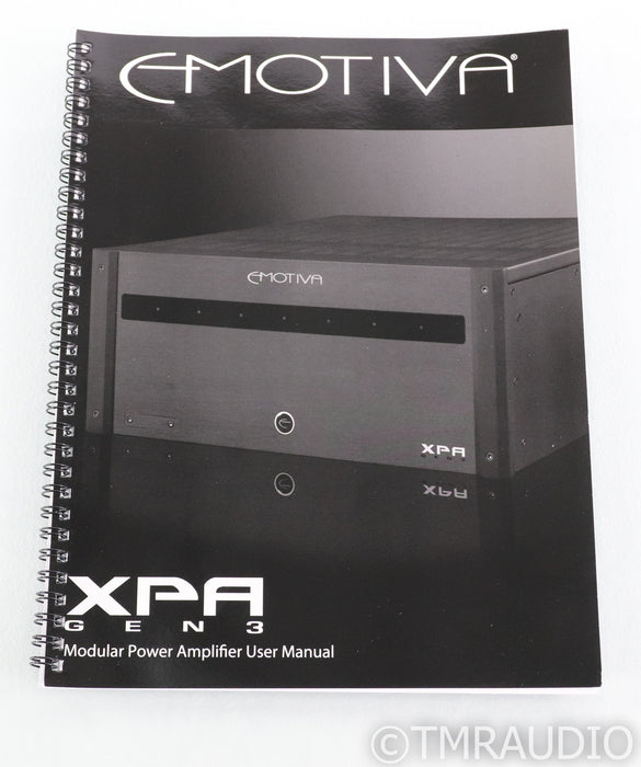 Emotiva XPA-2 Gen 3 Stereo Power Amplifier; XPA2