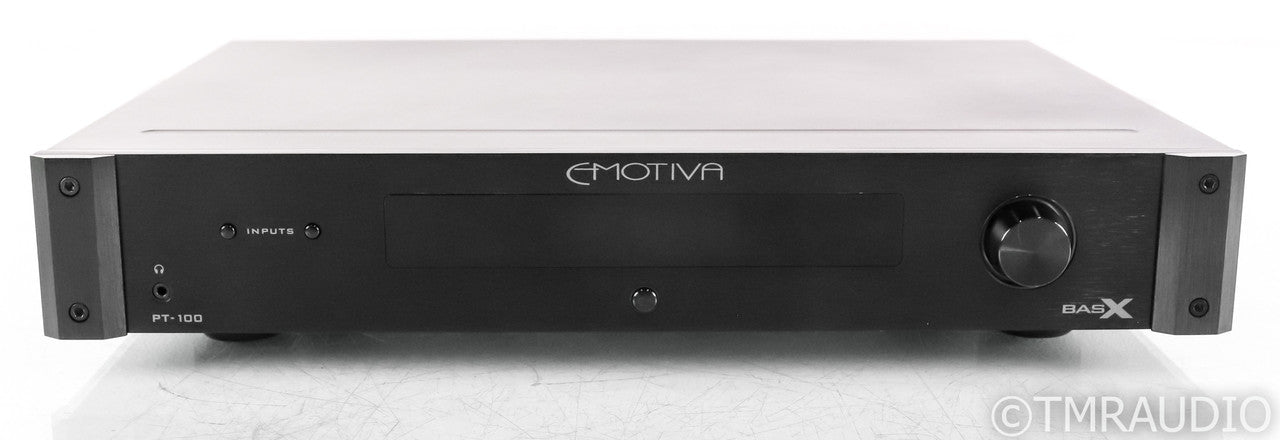 Emotiva BasX PT-100 Stereo Preamplifier; PT100; MM/MC Phono; Remote