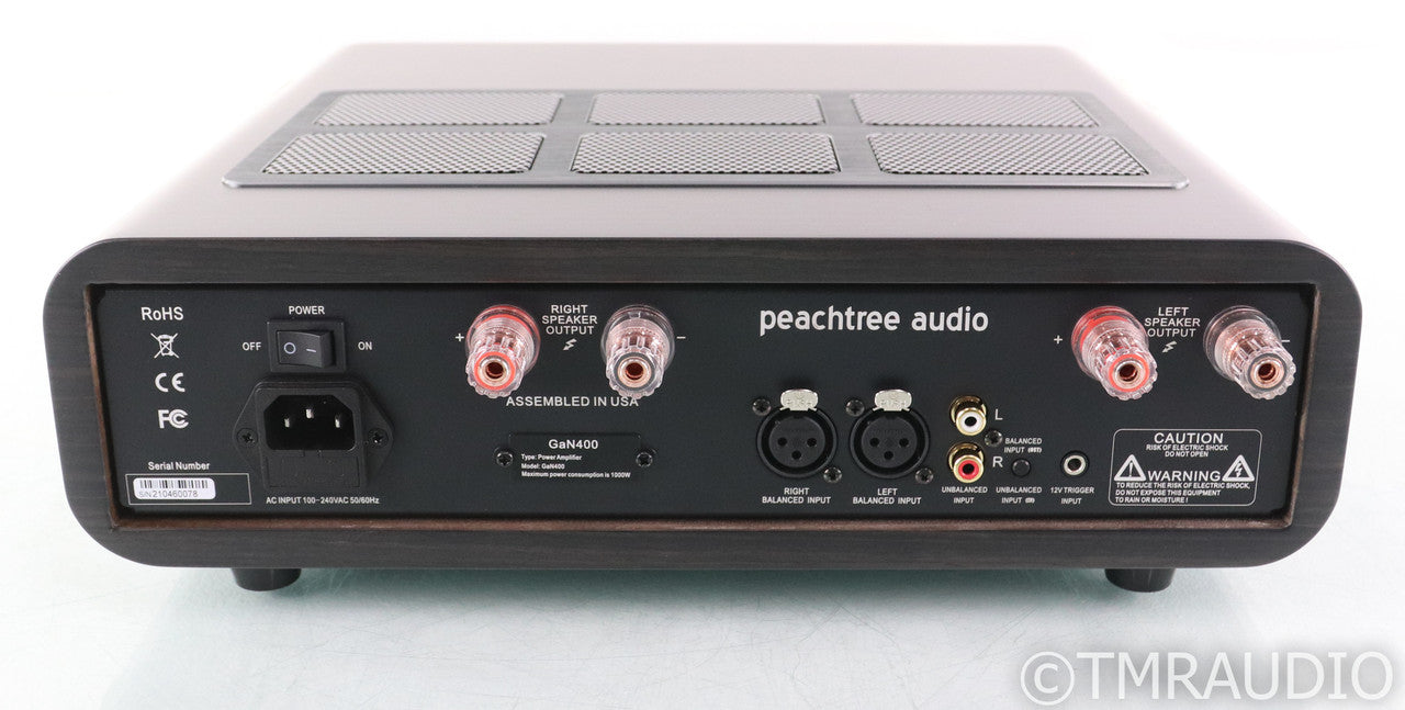 Peachtree GaN400 Stereo Power Amplifier; Ash; Gan-400; Gallium; Nitride