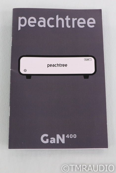 Peachtree GaN400 Stereo Power Amplifier; Ash; Gan-400; Gallium; Nitride
