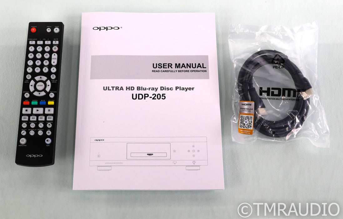 Oppo UDP-205 Universal 4K Blu-Ray Player; UDP205; UHD; HDR (Open Box)