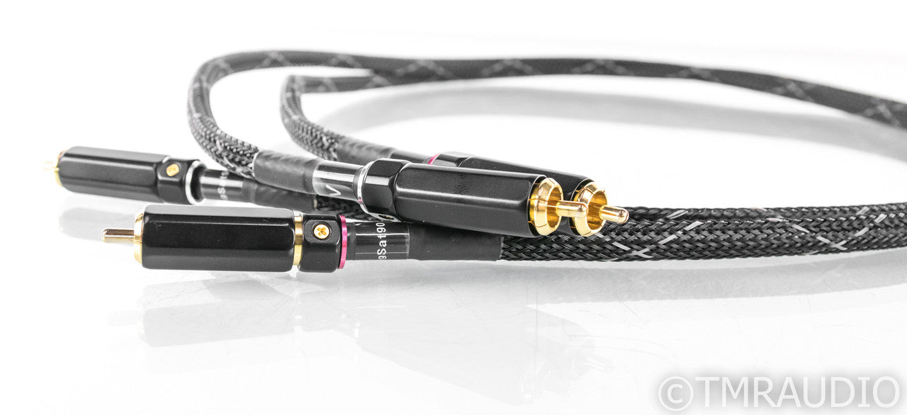 Graham Slee AgSat90 RCA Cables; 1m Pair Interconnects