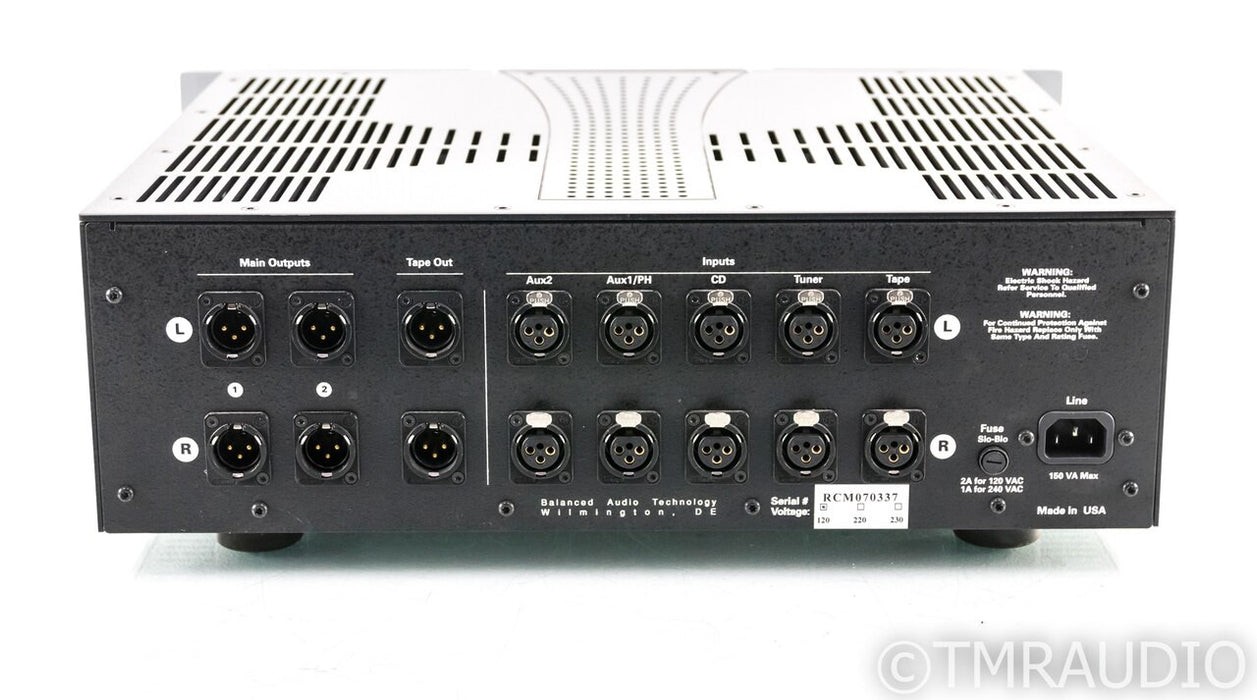 BAT VK-53SE Stereo Tube Preamplifier; Balanced Audio Technology; VK53SE