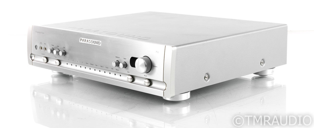 Parasound Halo P6 2.1 Channel Preamplifier / DAC; MM / MC Phono; P-6