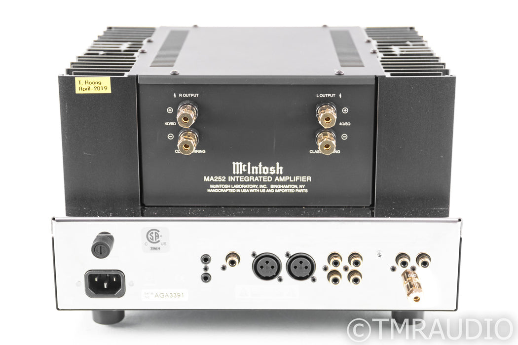 McIntosh MA252 Stereo Tube Integrated Amplifier; MA-252; Remote; MM Phono