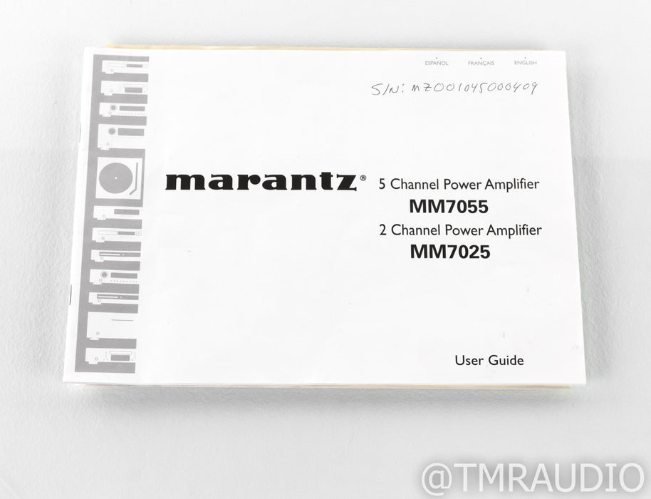 Marantz MM7055 5 Channel Power Amplifier; MM-7055
