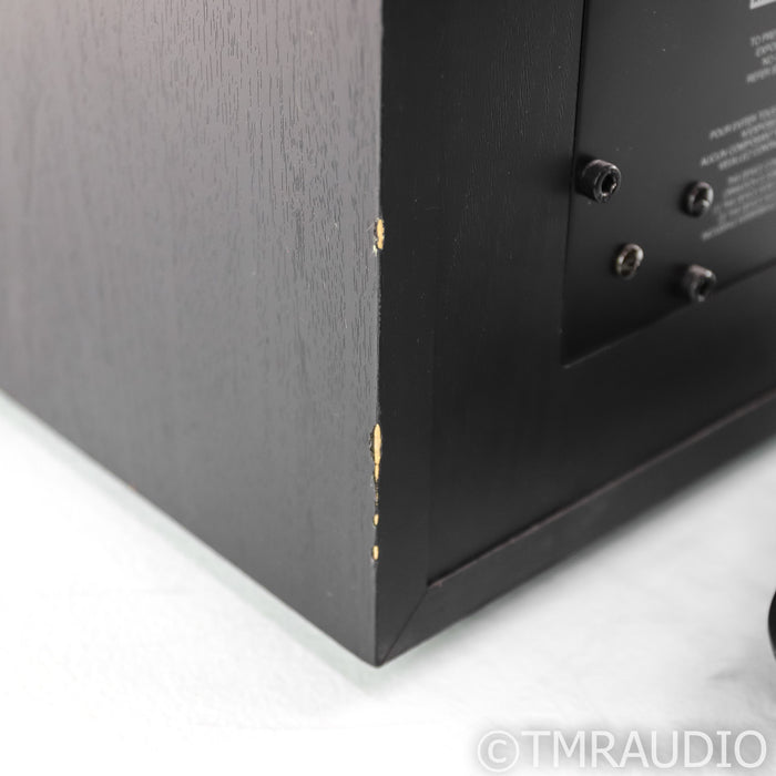 B&W ASW600 10" Powered Subwoofer; Black Ash; ASW-600