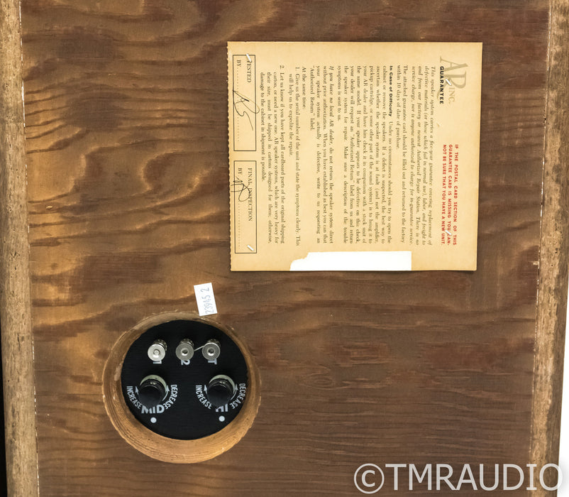 Acoustic Research AR-3 Vintage Speakers