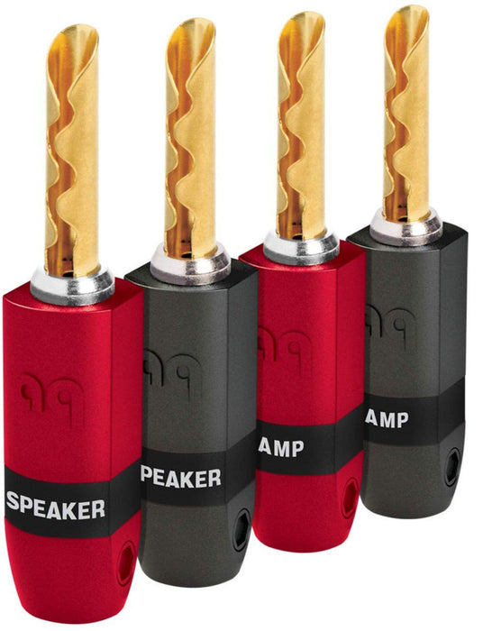 Audioquest Rocket 88 Bi-Wire Speaker Cables; 6ft Pair; Gold Plated (New)