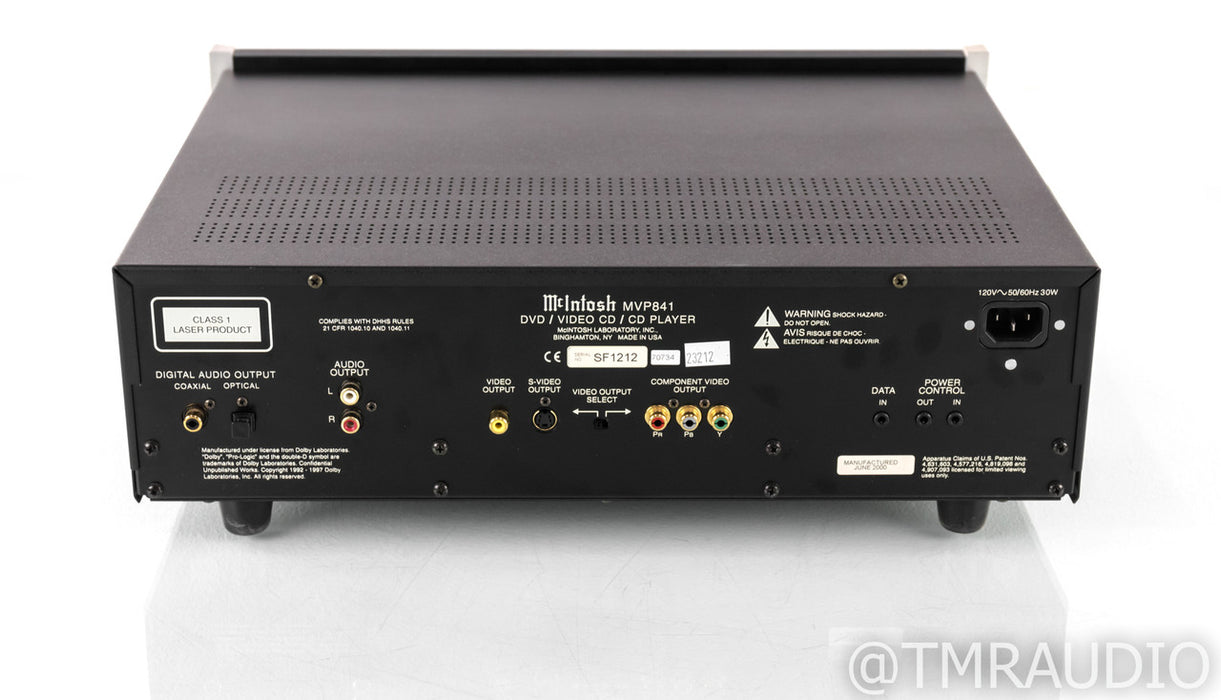 McIntosh MVP841 DVD / CD Player; MVP-841; Remote