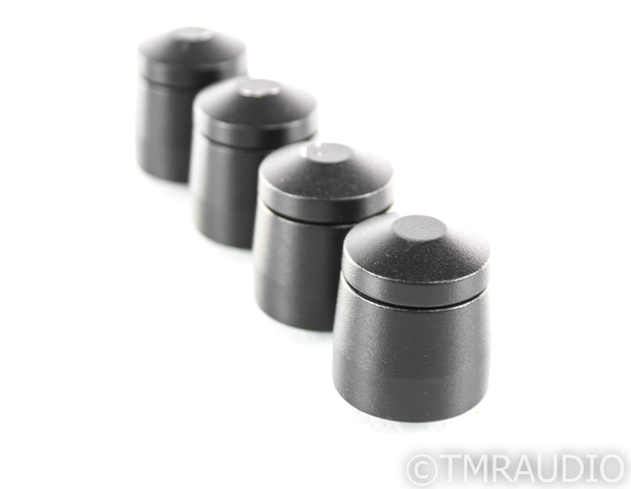 Stillpoints Ultra SS Isolation Feet; Black Stainless Steel; Set of 4