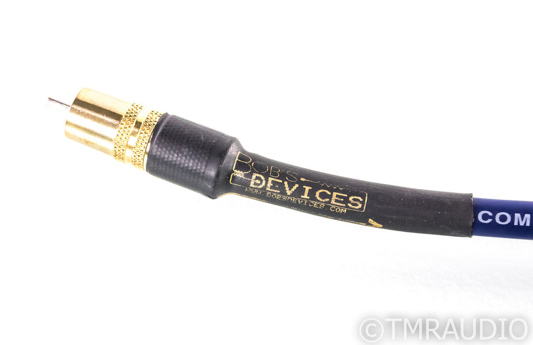 Bob's Devices Shielded Silver Clad Copper Conductor Phono Cables; 1.5m Pair RCA