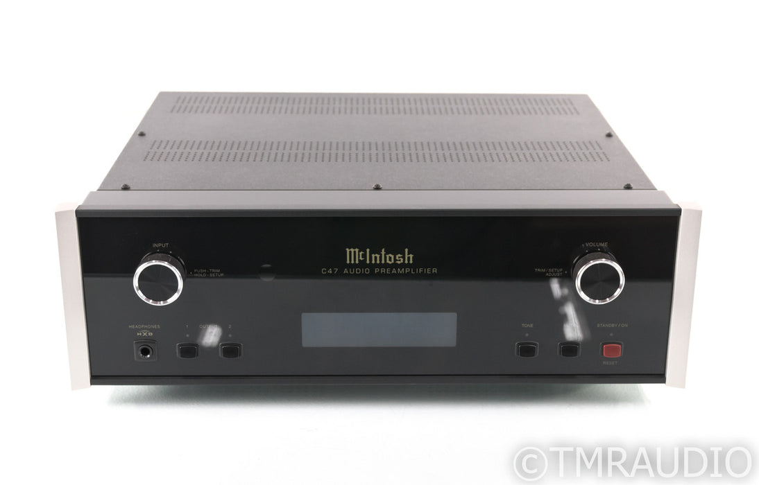 McIntosh C47 Stereo Preamplifier / DAC; C-47; Remote; MM / MC Phono