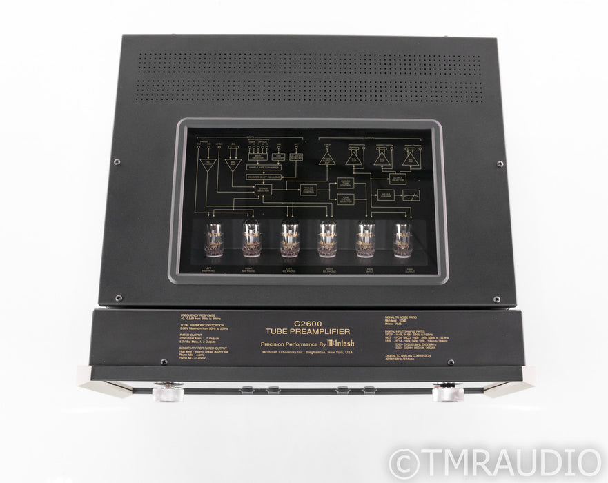 McIntosh C2600 Stereo Tube Preamplifier; C-2600; MC / MC Phono