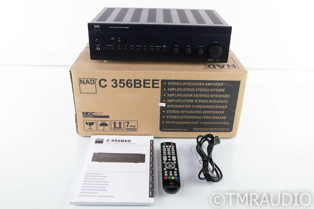NAD C 356BEE Stereo Integrated Amplifier; C356BEE; Remote