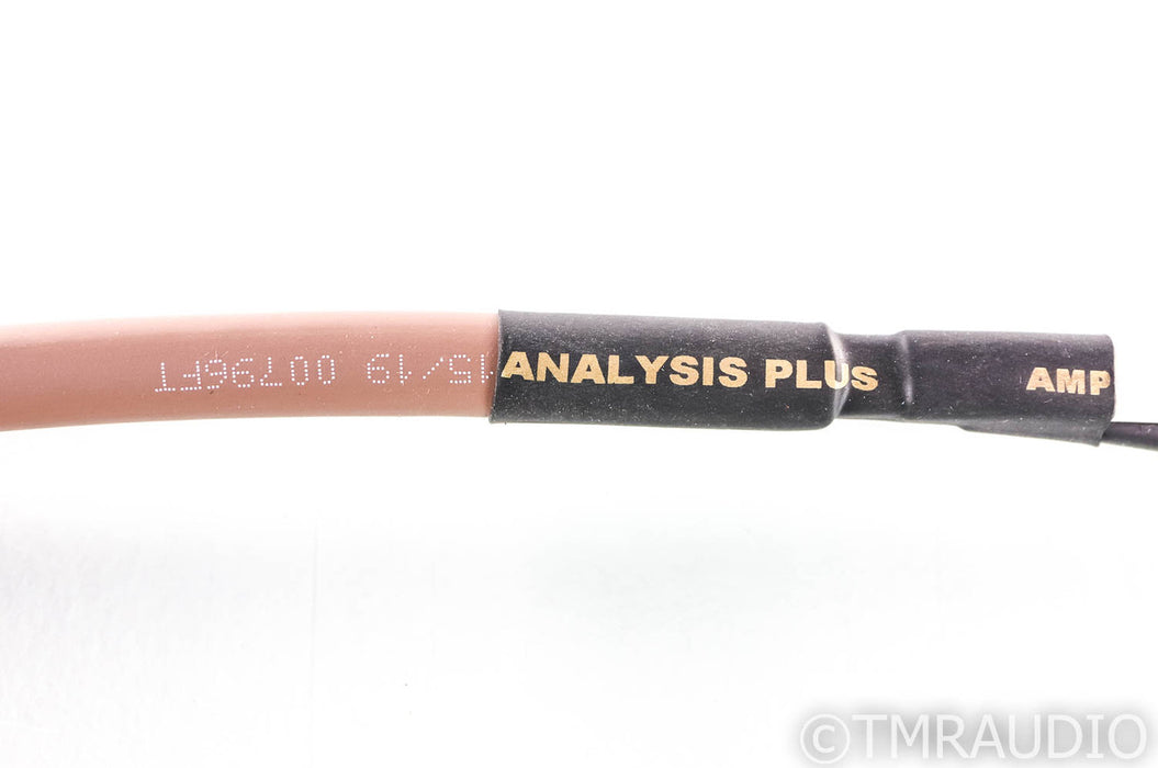Analysis Plus Chocolate Oval 12/2 Speaker Cables; 8ft Pair