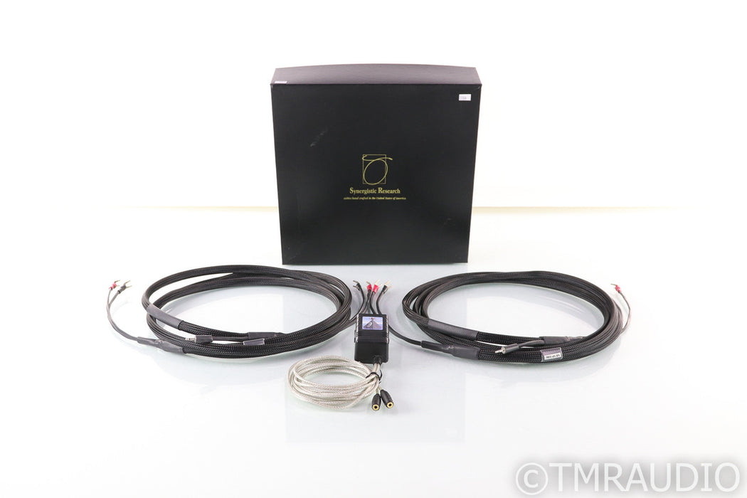 Synergistic Research Tesla Acoustic Reference Speaker Cables; 12ft Pair; Spades