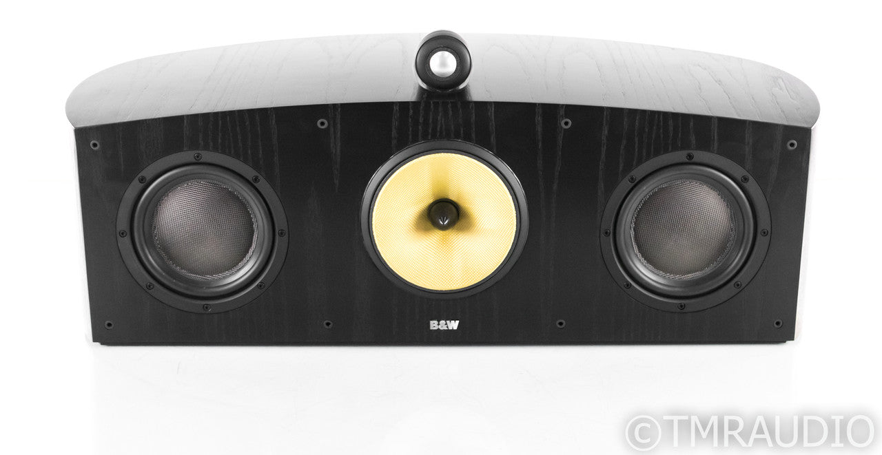B&W Nautilus HTM1 Center Channel Speaker; Black Ash