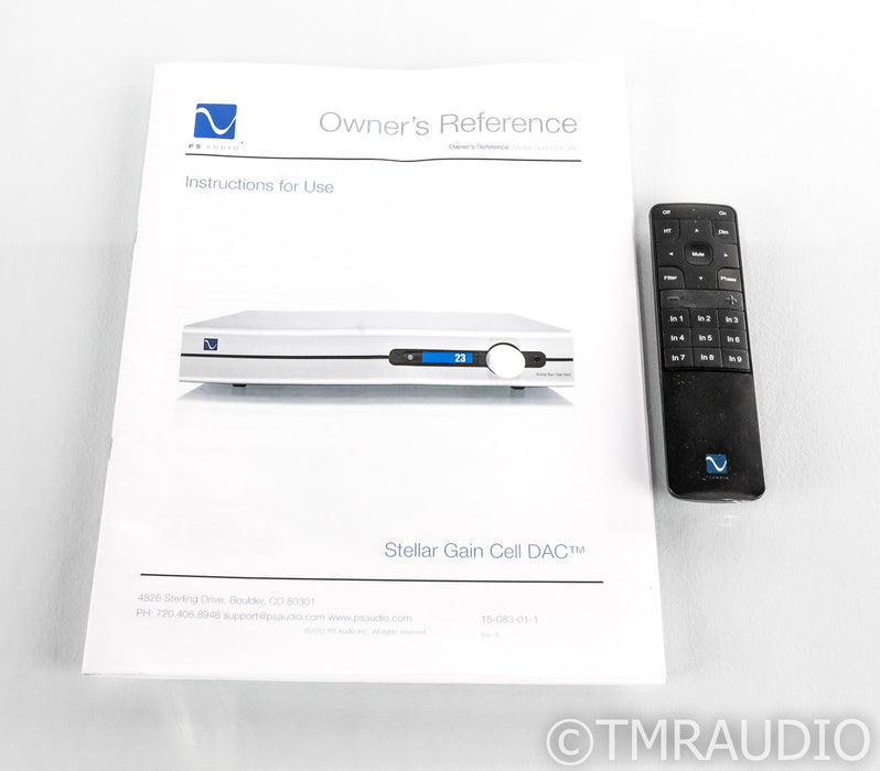 PS Audio Stellar Gain Cell DAC / Preamplifier; D/A Converter; Remote (Used) (1/0)