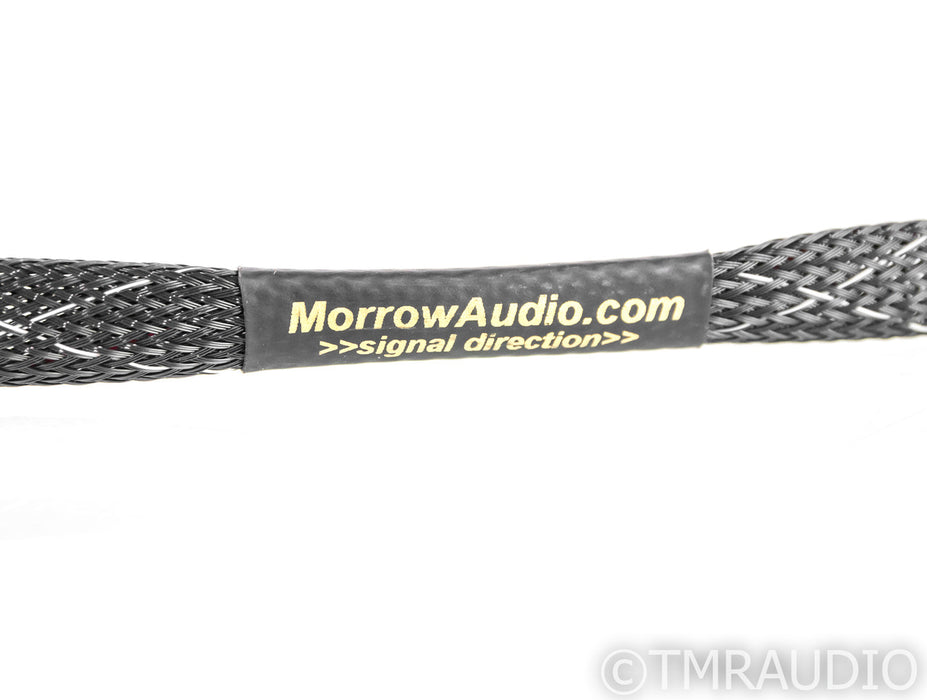 Morrow Audio MA1 RCA CAbles; 1m Pair Interconnects; MA-1; Standard RCA