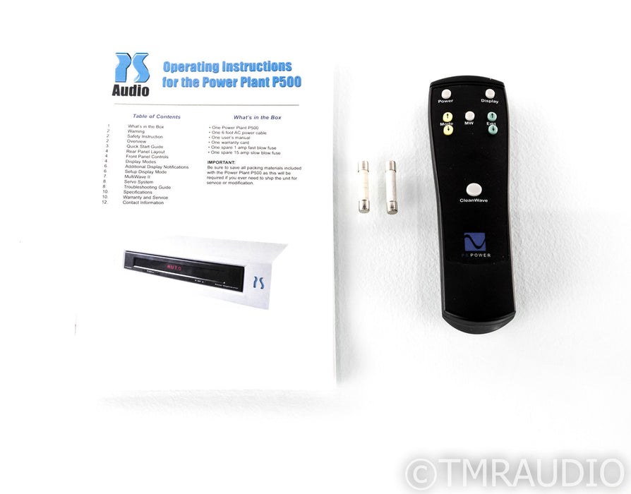 PS Audio P500 Power Plant AC Regenerator; P-500; Cullen Stage 3 Signature Mod