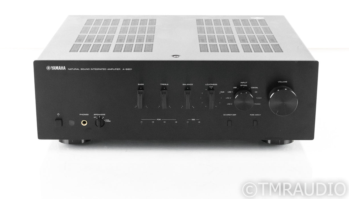 Yamaha A-S801 Stereo Integrated Amplifier; AS801; Remote; MM Phono