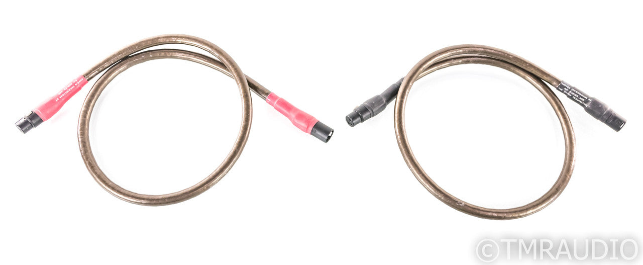 Cardas Hexlink Golden 5-C XLR Cables; 1m Pair Balanced Interconnects